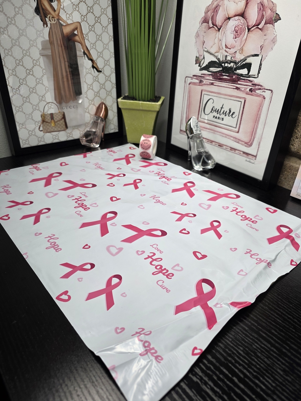 Breast Cancer Awareness 25 Pack 14 X17 Polymailers